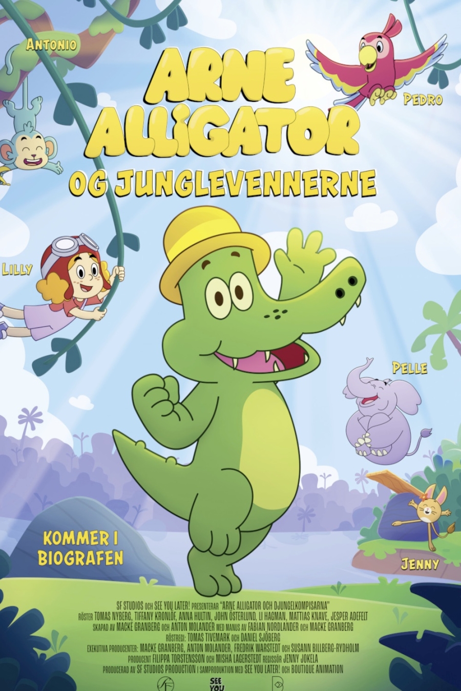 Arne Alligator og junglevennerne